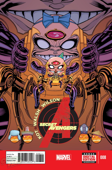 Illustration for article titled Secret Avengers #8 casts M.O.D.O.K. as Marvel’s strangest romantic lead